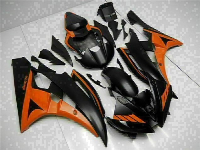 Affordable 2006-2007 Orange Black Yamaha YZF R6 Bike Fairing Affordable 2006-2007 Orange Black Yamaha YZF R6 Bike Fairing