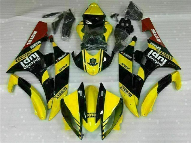 Affordable 2006-2007 Yellow Yamaha YZF R6 Motor Bike Fairings Affordable 2006-2007 Yellow Yamaha YZF R6 Motor Bike Fairings