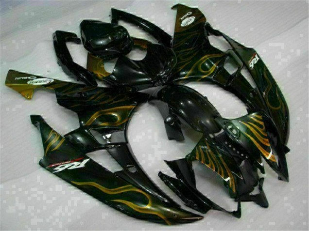 Affordable 2006-2007 Black Yamaha YZF R6 Bike Fairing Kit Affordable 2006-2007 Black Yamaha YZF R6 Bike Fairing Kit
