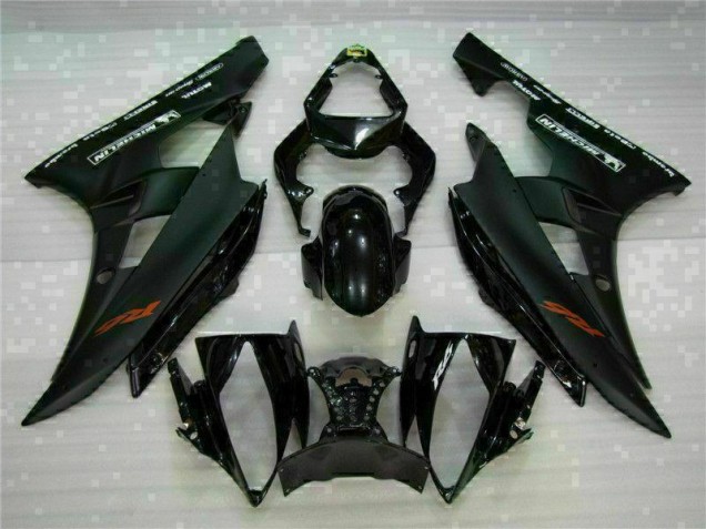 Affordable 2006-2007 Black Yamaha YZF R6 Motorbike Fairing Kits Affordable 2006-2007 Black Yamaha YZF R6 Motorbike Fairing Kits