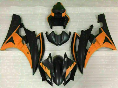 Affordable 2006-2007 Yellow Yamaha YZF R6 Motorcycle Fairings Kit