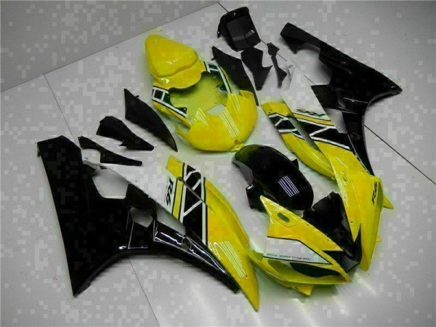 Affordable 2006-2007 Yellow Black Yamaha YZF R6 Motorcycle Fairing Kit Affordable 2006-2007 Yellow Black Yamaha YZF R6 Motorcycle Fairing Kit