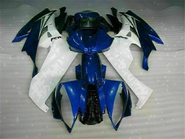 Affordable 2006-2007 White Blue Yamaha YZF R6 Bike Fairings Affordable 2006-2007 White Blue Yamaha YZF R6 Bike Fairings