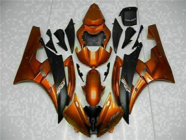 Affordable 2006-2007 Orange Yamaha YZF R6 Motorbike Fairing Kits Affordable 2006-2007 Orange Yamaha YZF R6 Motorbike Fairing Kits