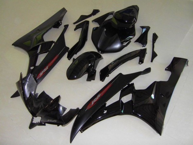 Affordable 2006-2007 OEM Style Black Yamaha YZF R6 Motorcycle Fairings Affordable 2006-2007 OEM Style Black Yamaha YZF R6 Motorcycle Fairings