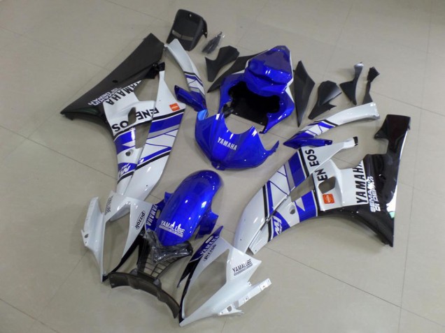 Affordable 2006-2007 Blue Blue White ENEOS Yamaha YZF R6 Motorbike Fairing Affordable 2006-2007 Blue Blue White ENEOS Yamaha YZF R6 Motorbike Fairing
