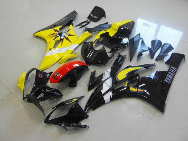 Affordable 2006-2007 Rossi Yamaha YZF R6 Motorcycle Fairings Kit Affordable 2006-2007 Rossi Yamaha YZF R6 Motorcycle Fairings Kit
