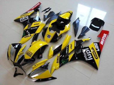 Affordable 2006-2007 Yellow Monster Lupi Yamaha YZF R6 Motorcycle Fairing Kits