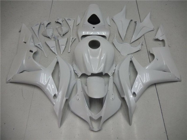 Affordable 2007-2008 Pearl White Honda CBR600RR Motorbike Fairing Affordable 2007-2008 Pearl White Honda CBR600RR Motorbike Fairing