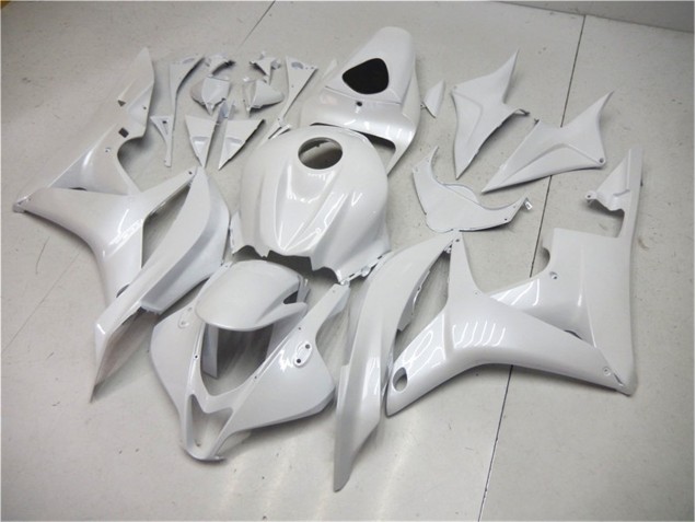 Affordable 2007-2008 Pearl White Honda CBR600RR Motorbike Fairing Affordable 2007-2008 Pearl White Honda CBR600RR Motorbike Fairing
