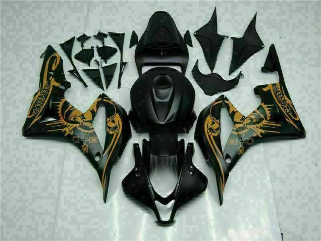Affordable 2007-2008 Black Honda CBR600RR Motorcycle Fairing Affordable 2007-2008 Black Honda CBR600RR Motorcycle Fairing