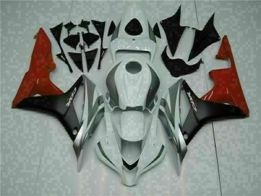 Affordable 2007-2008 White Black Red Honda CBR600RR Bike Fairings