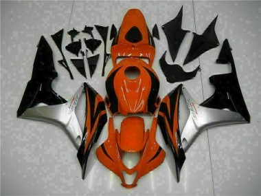 Affordable 2007-2008 Black Red Silver Honda CBR600RR Motor Fairings