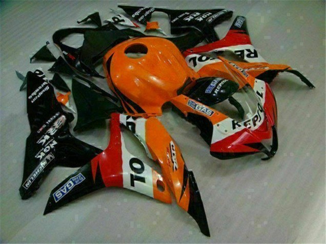 Affordable 2007-2008 Orange Black Repsol Honda CBR600RR Motorcycle Replacement Fairings Affordable 2007-2008 Orange Black Repsol Honda CBR600RR Motorcycle Replacement Fairings