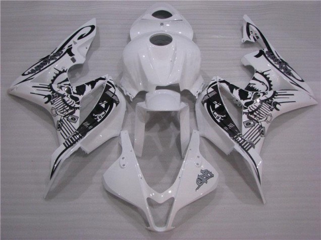 Affordable 2007-2008 Black White Honda CBR600RR Replacement Motorcycle Fairings Affordable 2007-2008 Black White Honda CBR600RR Replacement Motorcycle Fairings