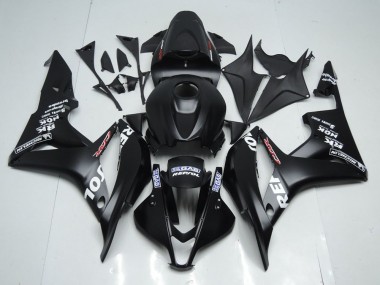 Affordable 2007-2008 Matte Black Repsol Honda CBR600RR Motorcyle Fairings