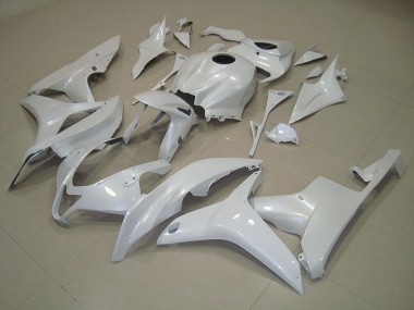 Affordable 2007-2008 Pearl White Honda CBR600RR Motorcycle Fairing Kit