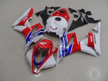 Affordable 2007-2008 White Red Blue Motul Honda CBR600RR Motorbike Fairing Kits
