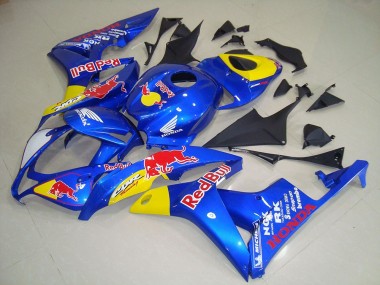 Affordable 2007-2008 Red Bull Honda CBR600RR Motorcycle Fairing Kit