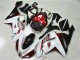 Affordable 2007-2008 White Black Red Kawasaki ZX6R Motorbike Fairings