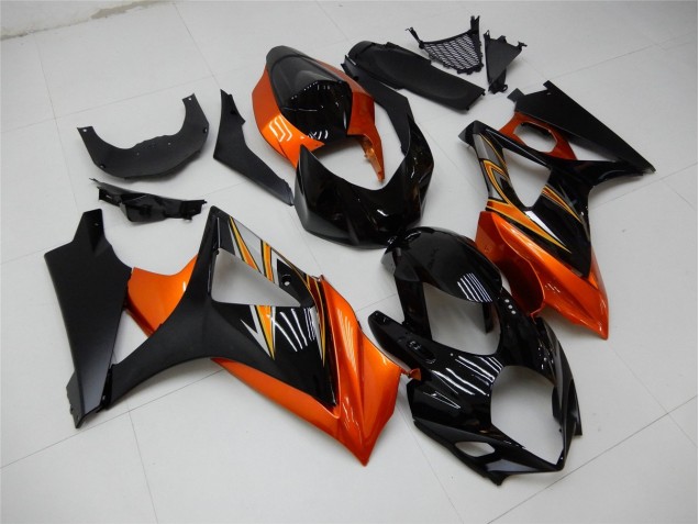Affordable 2007-2008 Orange Black Suzuki GSXR 1000 K7 Motor Fairings Affordable 2007-2008 Orange Black Suzuki GSXR 1000 K7 Motor Fairings