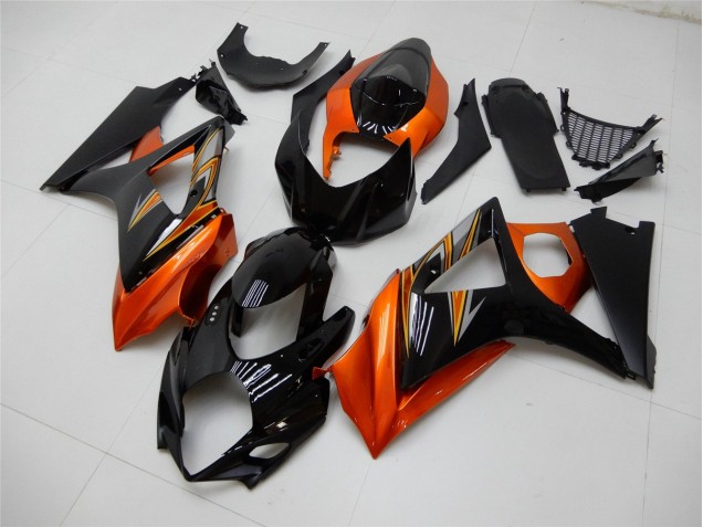 Affordable 2007-2008 Orange Black Suzuki GSXR 1000 K7 Motor Fairings Affordable 2007-2008 Orange Black Suzuki GSXR 1000 K7 Motor Fairings