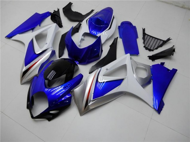 Affordable 2007-2008 Blue White Suzuki GSXR 1000 K7 Motorcycle Fairings Affordable 2007-2008 Blue White Suzuki GSXR 1000 K7 Motorcycle Fairings