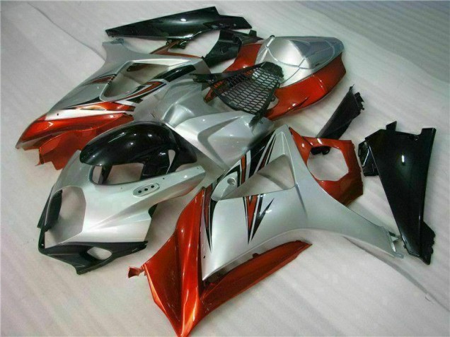 Affordable 2007-2008 Brown Silver Suzuki GSXR 1000 K7 Motorbike Fairings Affordable 2007-2008 Brown Silver Suzuki GSXR 1000 K7 Motorbike Fairings