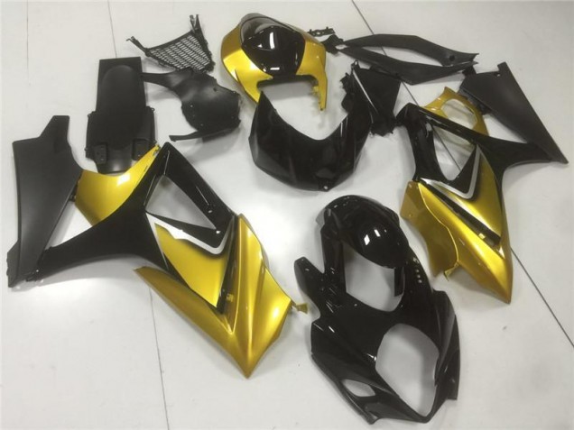 Affordable 2007-2008 Gold Black Suzuki GSXR 1000 K7 Motorbike Fairing Affordable 2007-2008 Gold Black Suzuki GSXR 1000 K7 Motorbike Fairing
