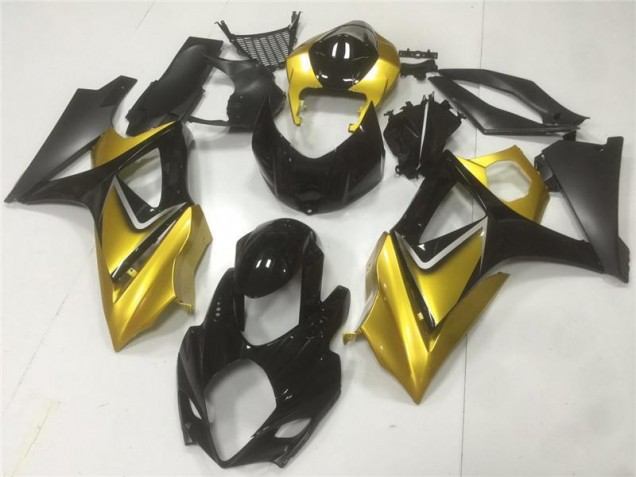 Affordable 2007-2008 Gold Black Suzuki GSXR 1000 K7 Motorbike Fairing Affordable 2007-2008 Gold Black Suzuki GSXR 1000 K7 Motorbike Fairing