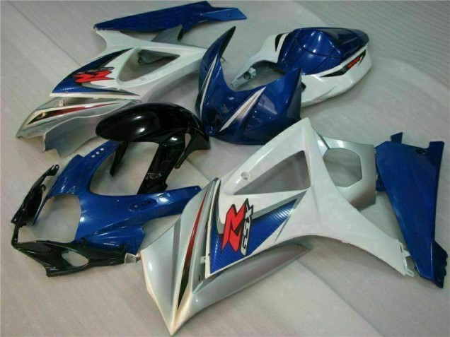 Affordable 2007-2008 Blue White Suzuki GSXR 1000 K7 Bike Fairings Affordable 2007-2008 Blue White Suzuki GSXR 1000 K7 Bike Fairings