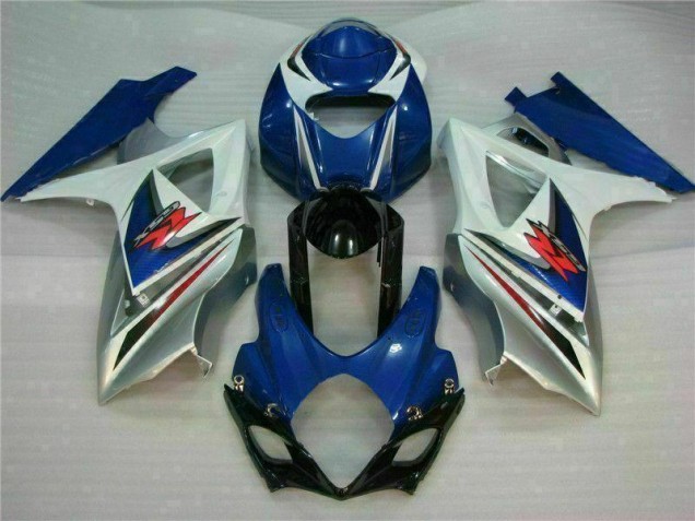 Affordable 2007-2008 Blue White Suzuki GSXR 1000 K7 Bike Fairings Affordable 2007-2008 Blue White Suzuki GSXR 1000 K7 Bike Fairings