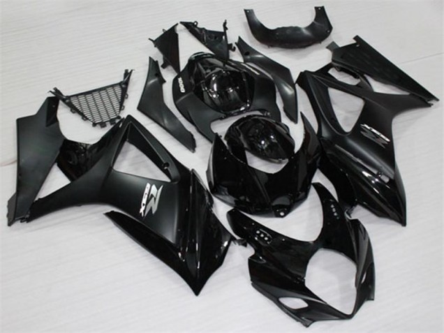 Affordable 2007-2008 Black Suzuki GSXR 1000 K7 Motorcycle Replacement Fairings Affordable 2007-2008 Black Suzuki GSXR 1000 K7 Motorcycle Replacement Fairings