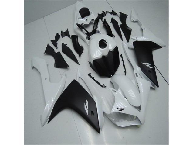 Affordable 2007-2008 White Black Yamaha YZF R1 Motorbike Fairing Kits Affordable 2007-2008 White Black Yamaha YZF R1 Motorbike Fairing Kits