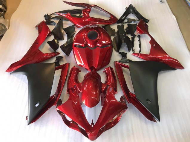 Affordable 2007-2008 Matte Black Red Yamaha YZF R1 Motorbike Fairing Kits Affordable 2007-2008 Matte Black Red Yamaha YZF R1 Motorbike Fairing Kits