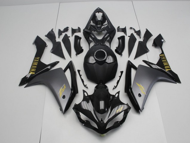 Affordable 2007-2008 Grey Black Yamaha YZF R1 Bike Fairing Affordable 2007-2008 Grey Black Yamaha YZF R1 Bike Fairing