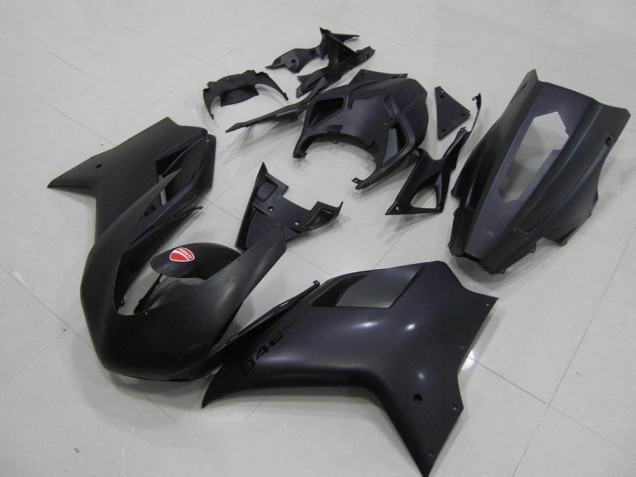 Affordable 2007-2014 Matte Black Racing Verision Ducati 848 1098 1198 Bike Fairings Affordable 2007-2014 Matte Black Racing Verision Ducati 848 1098 1198 Bike Fairings