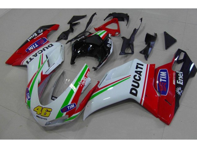 Affordable 2007-2014 Red White Yellow 46 Ducati 848 1098 1198 Bike Fairings Affordable 2007-2014 Red White Yellow 46 Ducati 848 1098 1198 Bike Fairings