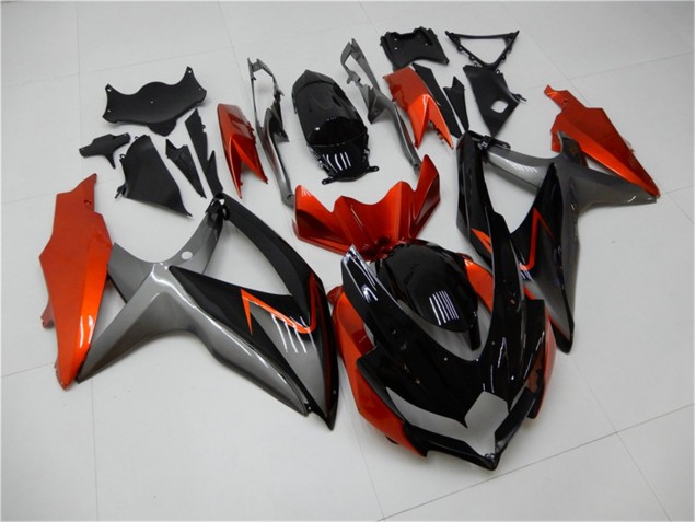 Affordable 2008-2010 Black Orange Grey Suzuki GSXR 600/750 Motorbike Fairing Kits Affordable 2008-2010 Black Orange Grey Suzuki GSXR 600/750 Motorbike Fairing Kits