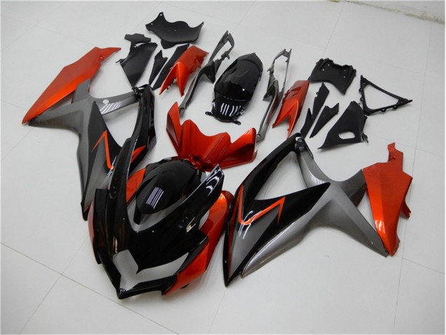Affordable 2008-2010 Black Orange Grey Suzuki GSXR 600/750 Motorbike Fairing Kits Affordable 2008-2010 Black Orange Grey Suzuki GSXR 600/750 Motorbike Fairing Kits