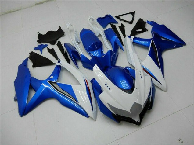 Affordable 2008-2010 Blue White Suzuki GSXR 600/750 Bike Fairing Affordable 2008-2010 Blue White Suzuki GSXR 600/750 Bike Fairing