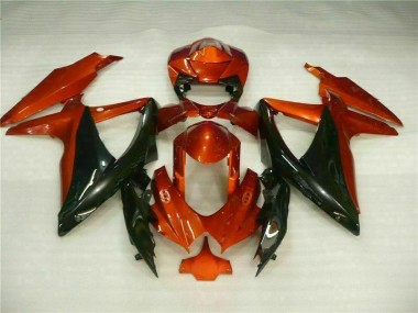 Affordable 2008-2010 Red Black Suzuki GSXR 600/750 Motorcycle Replacement Fairings