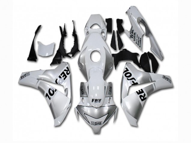 Affordable 2008-2011 Silver White Repsol Honda CBR1000RR Bike Fairing