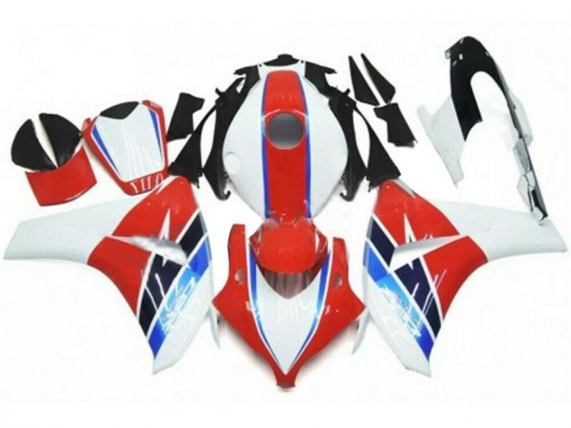 Affordable 2008-2011 Red White Honda CBR1000RR Motor Bike Fairings