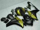 Affordable 2008-2011 Black Gold Honda CBR1000RR Replacement Motorcycle Fairings