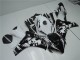 Affordable 2008-2011 Black White Honda CBR1000RR Motorbike Fairing