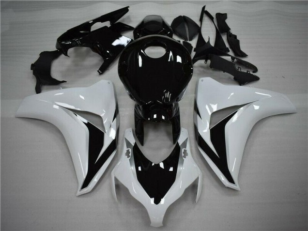 Affordable 2008-2011 White Black Honda CBR1000RR Motorbike Fairing Kits