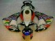 Affordable 2008-2011 White Blue Honda CBR1000RR Motorcycle Fairing