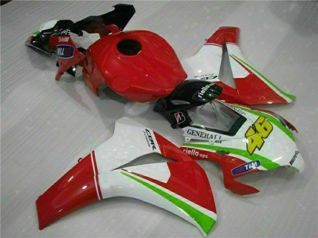 Affordable 2008-2011 Red White Honda CBR1000RR Bike Fairings