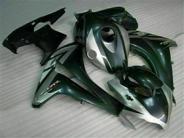 Affordable 2008-2011 Black Silver Honda CBR1000RR Replacement Motorcycle Fairings